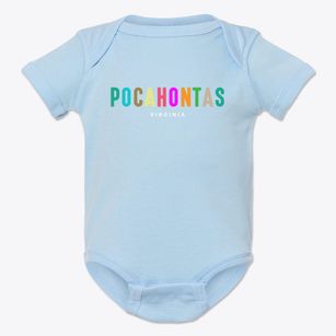 Pocahontas Virginia Color Pop Baby Onesie