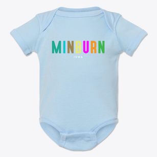Minburn Iowa Color Pop Baby Onesie