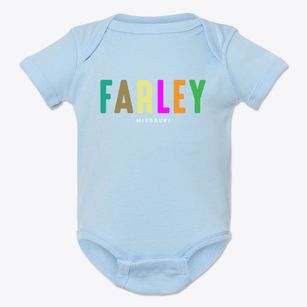 Farley Missouri Color Pop Baby Onesie