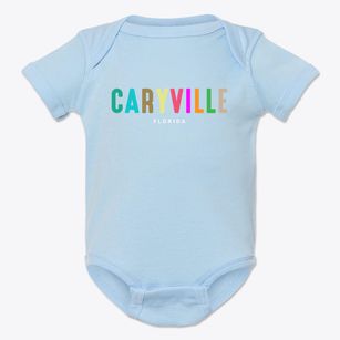 Caryville Florida Color Pop Baby Onesie