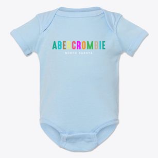 Abercrombie North Dakota Color Pop Baby Onesie