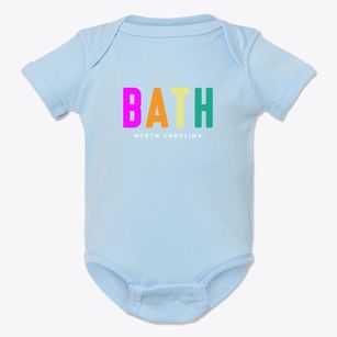 Bath North Carolina Color Pop Baby Onesie