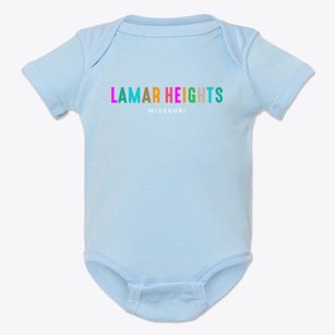 Lamar Heights Missouri Color Pop Baby Onesie