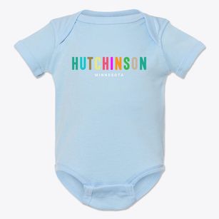 Hutchinson Minnesota Color Pop Baby Onesie