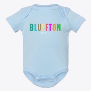 Bluffton Georgia Color Pop Baby Onesie