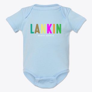 Lankin North Dakota Color Pop Baby Onesie