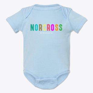 Norcross Minnesota Color Pop Baby Onesie