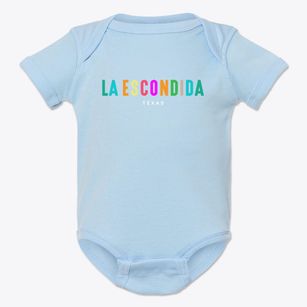 La Escondida Texas Color Pop Baby Onesie