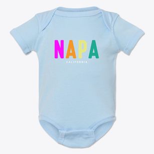 Napa California Color Pop Baby Onesie