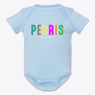Perris California Color Pop Baby Onesie
