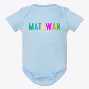 Matawan New Jersey Color Pop Baby Onesie