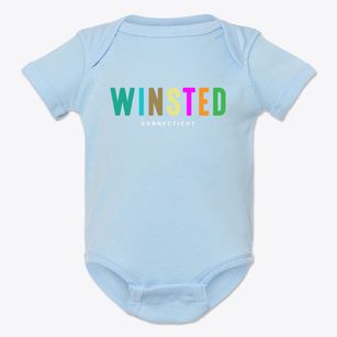 Winsted Connecticut Color Pop Baby Onesie