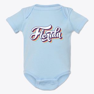  Florida Retro Candy Vibes Baby Onesie