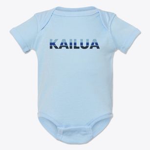 Kailua Hawaii Cool Breeze Baby Onesie