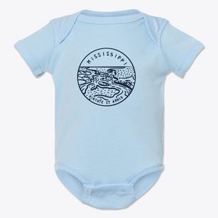  Mississippi Icon Baby Onesie