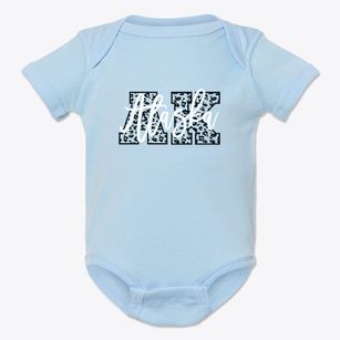  Alaska Leopard Text Baby Onesie