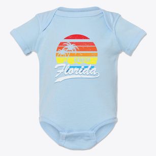 Bonifay Florida Palm Tree Sunset Baby Onesie