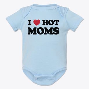  I Heart Moms Baby Onesie