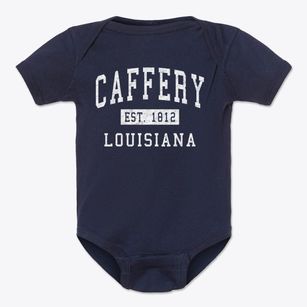 Caffery Louisiana Classic Established Baby Onesie