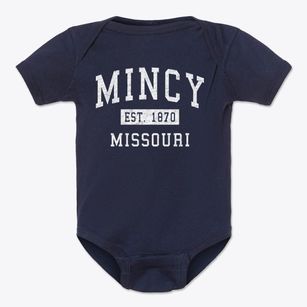 Mincy Missouri Classic Established Baby Onesie