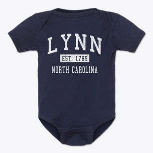 Lynn North Carolina Classic Established Baby Onesie