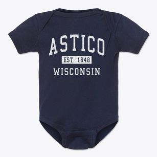 Astico Wisconsin Classic Established Baby Onesie