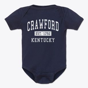 Crawford Kentucky Classic Established Baby Onesie