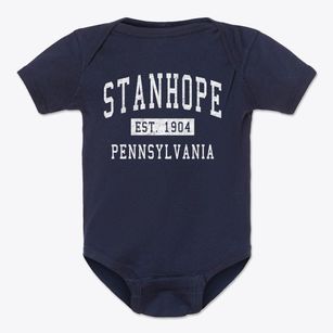 Stanhope Pennsylvania Classic Established Baby Onesie