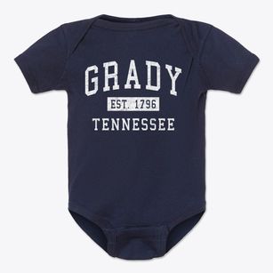 Grady Tennessee Classic Established Baby Onesie