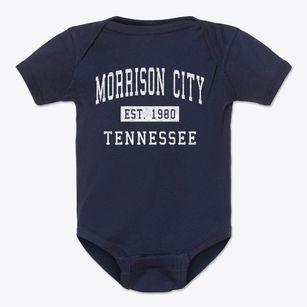 Morrison City Tennessee Classic Established Baby Onesie