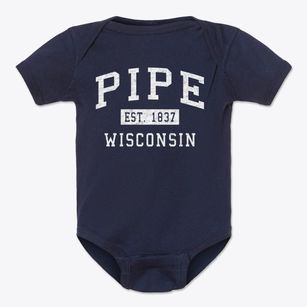 Pipe Wisconsin Classic Established Baby Onesie