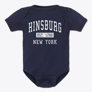 Hinsburg New York Classic Established Baby Onesie