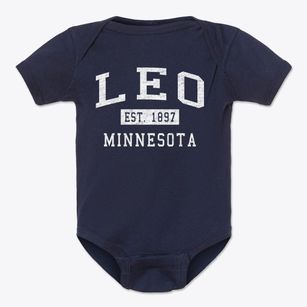 Leo Minnesota Classic Established Baby Onesie