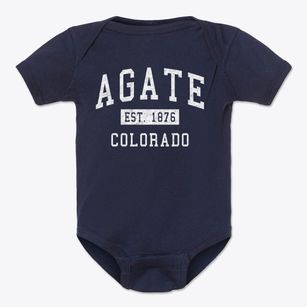 Agate Colorado Classic Established Baby Onesie