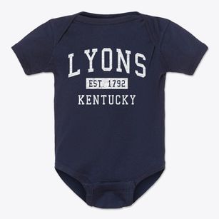 Lyons Kentucky Classic Established Baby Onesie