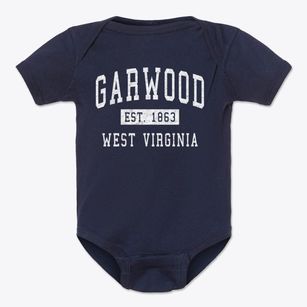 Garwood West Virginia Classic Established Baby Onesie