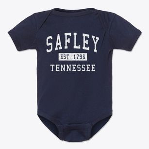 Safley Tennessee Classic Established Baby Onesie