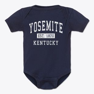 Yosemite Kentucky Classic Established Baby Onesie
