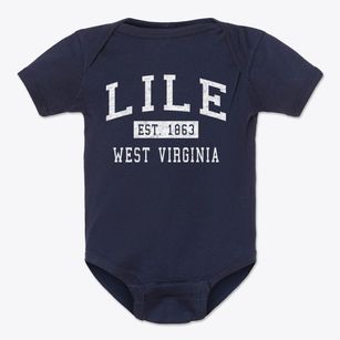 Lile West Virginia Classic Established Baby Onesie