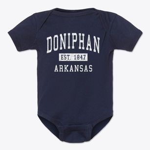 Doniphan Arkansas Classic Established Baby Onesie