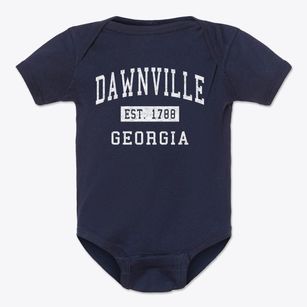 Dawnville Georgia Classic Established Baby Onesie