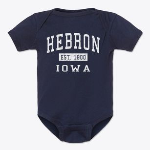 Hebron Iowa Classic Established Baby Onesie