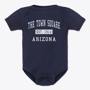 The Town Square Arizona Classic Established Baby Onesie