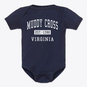 Muddy Cross Virginia Classic Established Baby Onesie