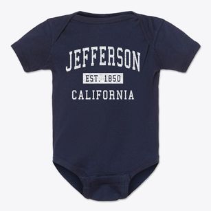 Jefferson California Classic Established Baby Onesie