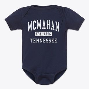 Mcmahan Tennessee Classic Established Baby Onesie