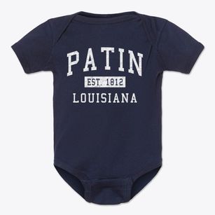 Patin Louisiana Classic Established Baby Onesie