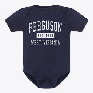 Ferguson West Virginia Classic Established Baby Onesie