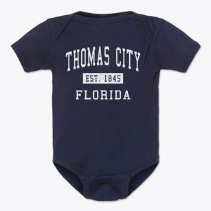 Thomas City Florida Classic Established Baby Onesie
