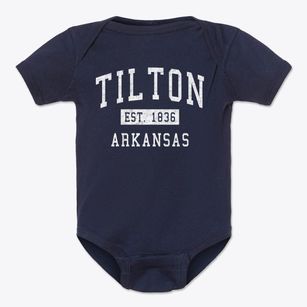 Tilton Arkansas Classic Established Baby Onesie